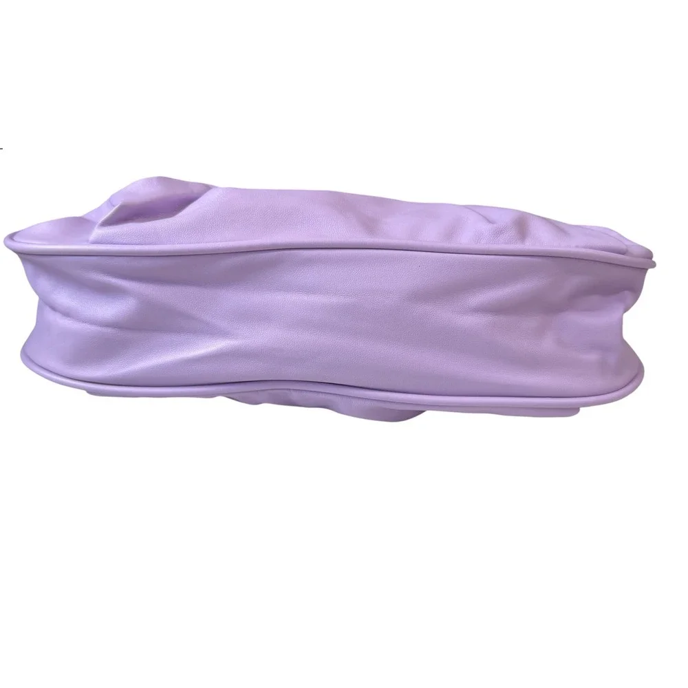 Avenue Zoe Lavender Ruched Hobo Shoulder Bag Y2K Coquette Soft Girl‎ NWT